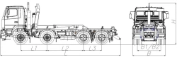 Self-loading multilift truck of model MK-3561-14