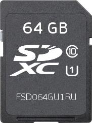 Memory device FSD: memory card FSD064GU1RU