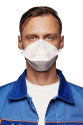Personal respiratory protection equipment with filtering half-mask: respirator NEVA-200 FFP2 NR D