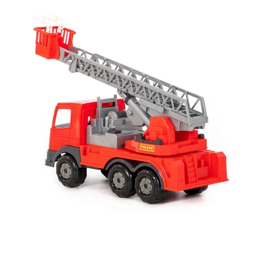 Realistic Fire Truck Toy with Retractable Ladder - Prestige Model 79701