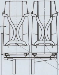 A66R33-6840013 Left double seat