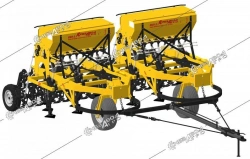 Set of seeders-cultivators KSCP-2,1Gx2 - modular