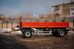 CAB 83432RE1...RE7 trailer (suspension: pneumatic, service brake system with EBS) with removable sides, with sliding stanchions.