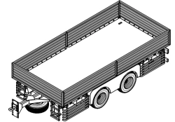 Universal trailer platform Bastion PU-B