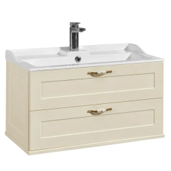 Undermount sink cabinet Aquaton Leon 80 oak beige 1A186301LBPR01.A186.3.01L.BPR.0