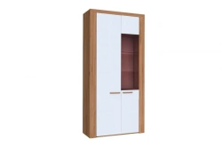 Lacosta LD.673010.000 Double-leaf wardrobe (Golden Oak/Grey gloss )