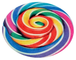 SHAHINTEX SILK PHOTOPRINT (15) "Lollipop" mat d-61 (round)
