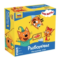 Board game "Three Cats. Fishermen"