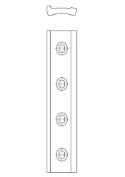 External lining for tramway grooved rails Tv60, Tv65, Tv62 (project 501-122).
