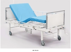 Functional medical bed with toilet unit MET, version MET TM-120