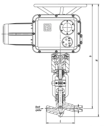 Shut-off valve (valve) 1s-13-3EK