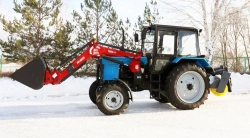 Machines for road and municipal economy UDKM-2 on the basis of wheeled tractor Belarus 82.1, with attachment: KUN (TU