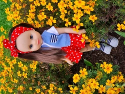 Doll "Anna" on a chill KNOPA 1/6