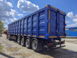 Semitrailer four-axle BZAP 94554N scrap carriers
