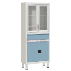 ??-02-???(???-643.12) Two-section double-leaf medical metal cabinet