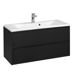 Cabinet under sink Aquaton Rimini 100 black 1A134501RN9501.A134.5.01R.N95.0