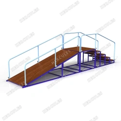 Rehabilitation walking slide (straight)