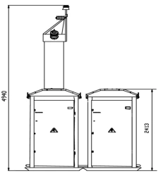 High-voltage cathodic protection switchgear types UKZV.PTM and MEKHZV.PTM
