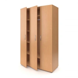 Three-door combination wardrobe