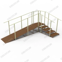 Rehabilitation walking slide (enlarged)