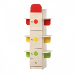 Shelf for toys "Traffic Light-3"