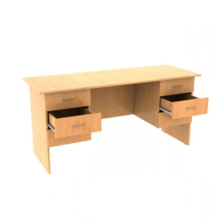 Desk 2-desk with drawers 140*60*75 "Student" C 14