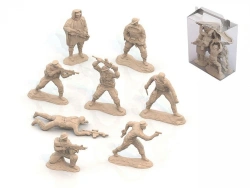 U.S. Navy SEAL Soldiers (8 pcs. in small transparent box)