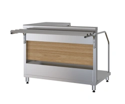 Cash desk (universal, left/right) PK11-02, (with decor and front panel illumination)