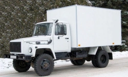 Vans for foodstuff transportation type 27901 modifications: 27901-0000010-41 on the basis of chassis and T/S GAZ 3308 modificati
