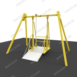 Swing for wheelchair