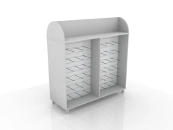 Double shelf rack, 304-001-6, 1265x600x1650