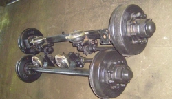 Trailer front axle