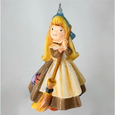 Handmade glass Christmas tree toy "Cinderella"