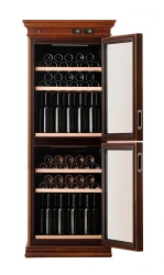 Two-chamber wine cabinet SHVD-78 "POZIS" M