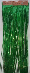 Raindrop tinsel - green, 20x50cm