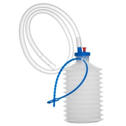 Device for active wound drainage of single use sterile according to TU 9398-019-27380060-2014 with cylinder, corrugated.