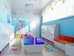 Bench for kindergarten