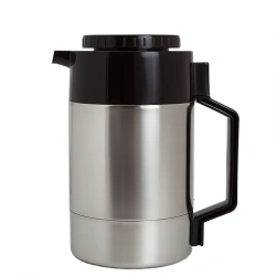 Household vacuum thermos with double flask made of corrosion-resistant steel with narrow neck for liquid type "B"