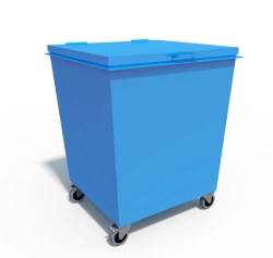 Mobile metal container for solid municipal (household) waste (K-M-P-TKO)