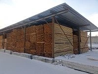 Larch Timber for Construction and Carpentry