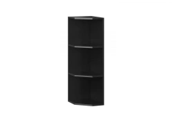 Type 4 LD.270660.000 Kitchen cabinet with open high cabinet (Black )
