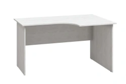 Wooden desks for offices, administrative premises, models: Ergonomic desk "Office" OF-10
