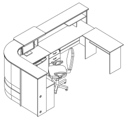 Library barrier table
