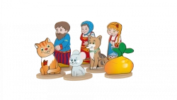 Set "Characters of the fairy tale "Repka" (Art. N-19)