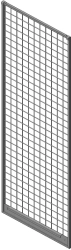 Universal mesh end panel 1700*550