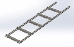 Scraper chain assembly CSK-5-8 (one section)