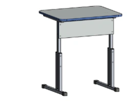 Single-seat desk P.O.2