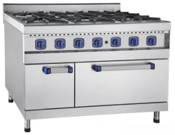 Six-burner gas cooker PGK-69ZhSh-II-A