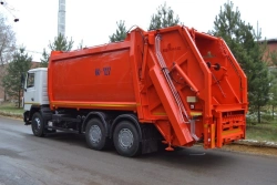 Rear-loading rubbish truck KO-427-90 (based on chassis MAZ 6312S3, MAZ-631226)