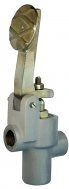 Signal valve KS-52 is designed for compressed air supply to the sand feeding system and locomotive signal - howler.